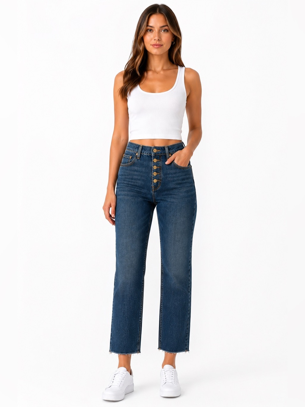 Express Straight Super High Rise 4-Way Hyper Stretch Jeans Size 4